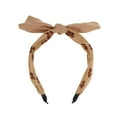 thumbnail image 4 of Unique Bargains 1 Pc Exquisite Bow Headbands for Women Light Brown, 4 of 6