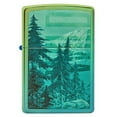 thumbnail image 3 of Zippo Mountain Design High Polish Teal Pocket Lighter, 3 of 7
