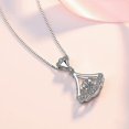 thumbnail image 1 of Collier Chaîne Collier Pendentif Bijoux Filles S925 Jupe Argentée Géométrique_x, 1 of 4