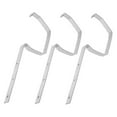thumbnail image 6 of LEORX 3Pcs Silver Metal Gutter Support Brackets Durable Weatherproof Exterior Mount, 6 of 8