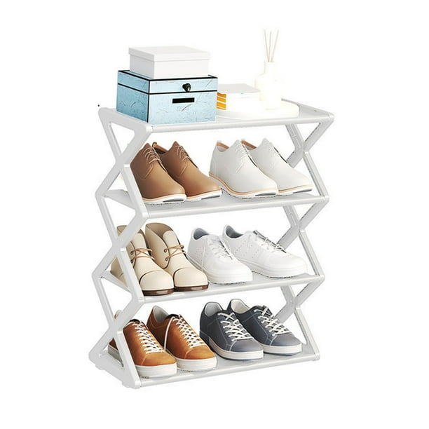 Zapatero Plegable, Resistente Organizador De Almacenamiento De Zapatos De 4 Niveles Para Armario, Pasillo, Entrada, Dormitorio