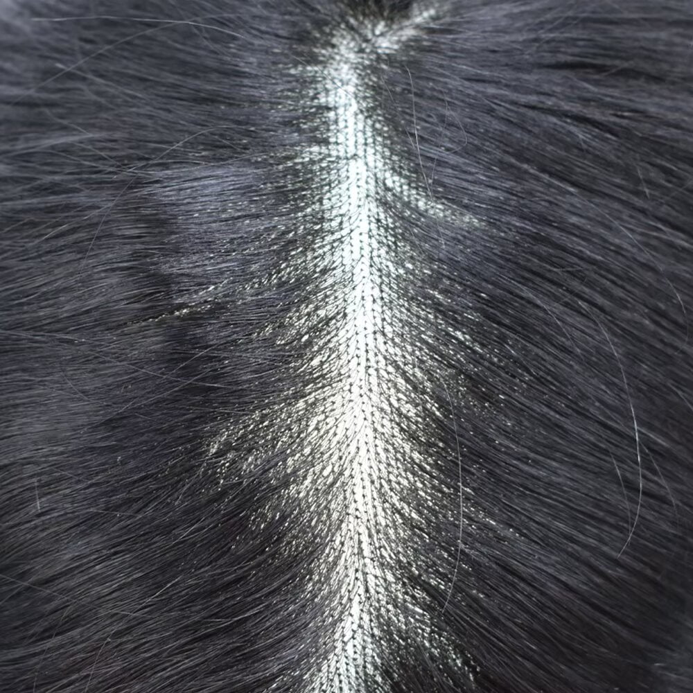 LYRICAL HAIR Toupee for Men Fine Mono Center Mens Hair System Indian Human Hair Replacement Systems French Lace Front Hairpiece for Man Wig Black Brown Blonde Gray Hair Units