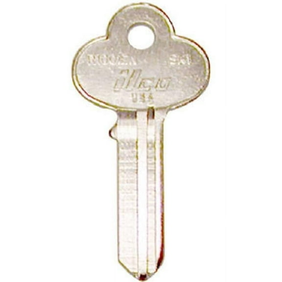 ILCO SKILLMAN Nickel Plated Toolbox Key, SK1 / R1001EN (10-Pack) IAL3803009B