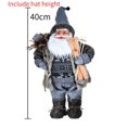 thumbnail image 3 of Muñecos de Papá Noel de pie grandes de 60 cm, colgantes navideños 2024, decoración de árbol de Navidad para el hogar, regalos de Navidad para niños, 3 of 5