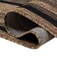 thumbnail image 4 of JONATHAN Y TSN208C-5 Beckett Classic Casual Border Stripe Brown/Dark Gray 5 ft. x 8 ft. Indoor/Outdoor Area Rug, 4 of 10
