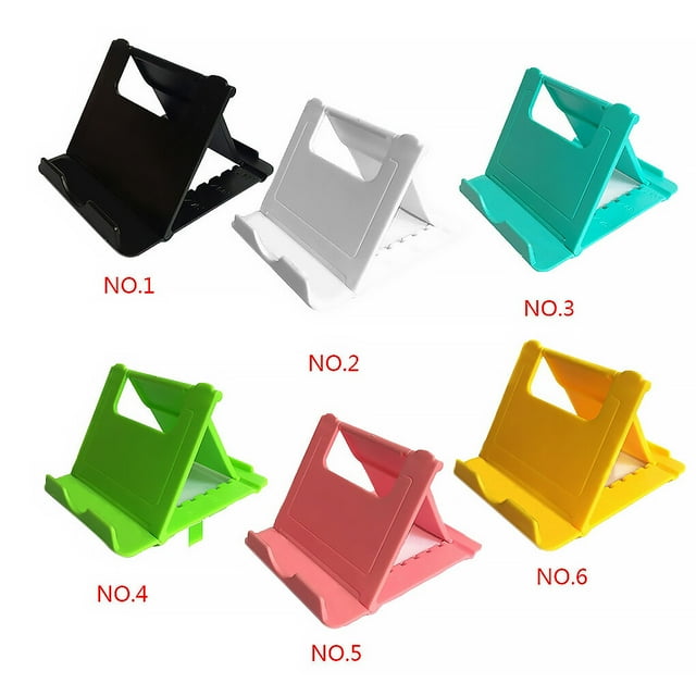 Support Paresseux pour Téléphone Portable à Angles Multiples Réglables, Support de Téléphone Paresseux, Support de Téléphone Pliable Universel, Support de Bureau pour Tablette Pliable