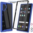 thumbnail image 1 of Galaxy Note 10 10+ 10 Plus 5G 2019 Phone Case [with Tempered Glass Screen Protector] Full-Body Rugged Transparent Clear Back Bumper Cover, 1 of 8