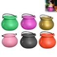 thumbnail image 4 of DVKOVI Halloween Candy Cauldron Candies Bucket Holder with Handles for Trick Or Treat Halloweens Party Decoration Gold, 4 of 5