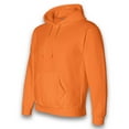 thumbnail image 5 of Gildan-High Visibility Hoodie Safety Orange Sweatshirt With Pocket For Men | Hi Vis Pullover Fleece Hoodie, 9oz 50/50 Cotton/Polyester, Size L , Pack 3, 5 of 6