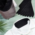 thumbnail image 5 of Non-Woven Fabric Disposable Neck Collar Sweat Pads Collar Shirt Protector Absorbent Collar Liners Pads Black 288x67x0.6mm, 5 of 6