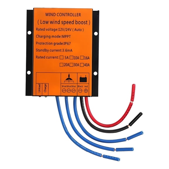 Applicable to Wind Turbine Mppt Charge Controller 12v 24v Auto 48