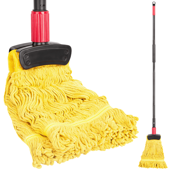 SUGARDAY Commercial Mop for floors Looped-End String Wet Heavy Duty Industrial Wet Mop