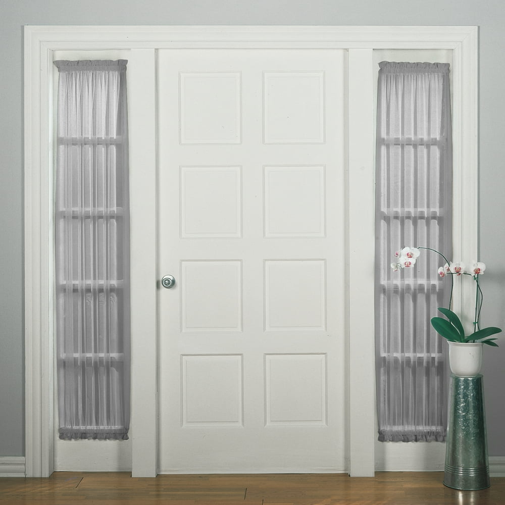 No. 918 Emily Sheer Voile Door Sidelight Curtain Panel