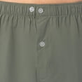 thumbnail image 3 of Set de pijama para hombre Fruit of the Loom de broadcloth verde talla XL, 3 of 5
