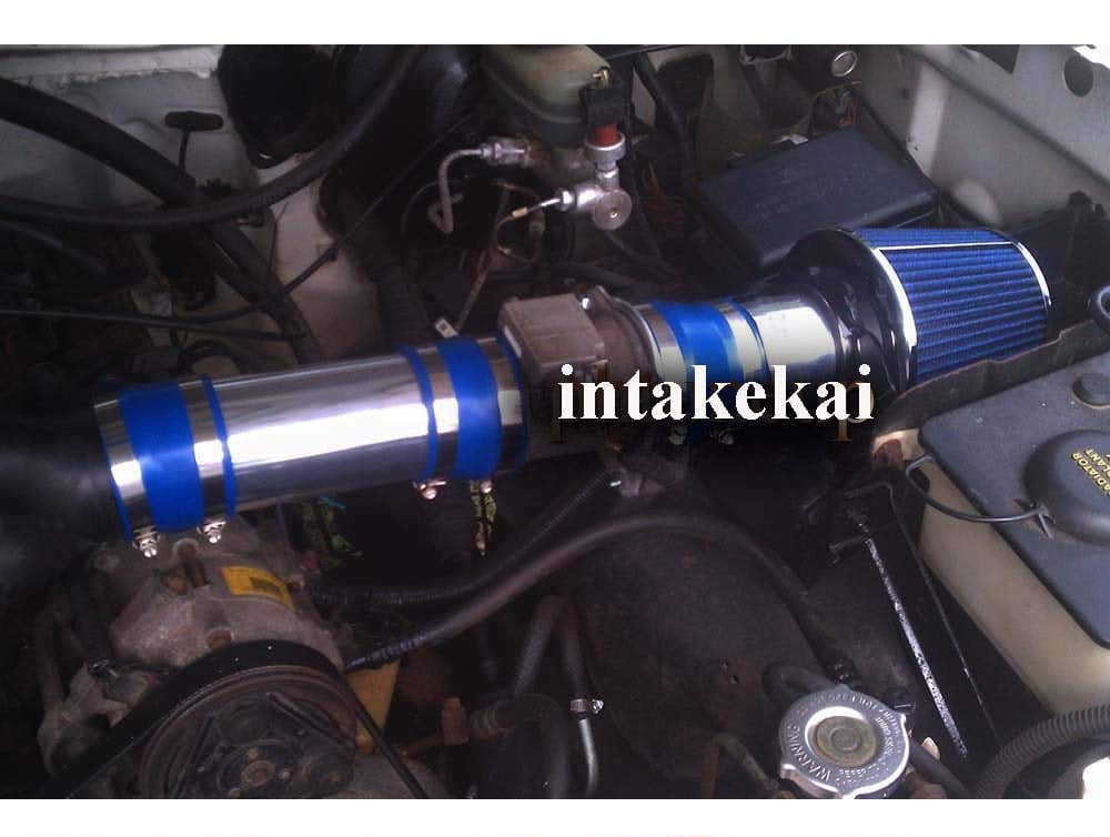 BLUE PERFORMANCE AIR INTAKE KIT FIT 1994-1996 FORD BRONCO F-150 5.0 5.0L 5.8 5.8L V8 ENGINE WILL ONLY FIT FOR VEHICLE HAS THE MAF SENSOR UNIT 