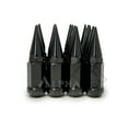 thumbnail image 3 of 20 Black 14x1.5 Spike Lug Nuts For 2019-Newer Jeep Gladiator Sport S Willys JL, 3 of 10