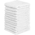 thumbnail image 7 of Beauty Threadz Fast Drying, Extra Absorbent, 100% Terry Cotton Washcloths, White - Pack of 24, 7 of 7