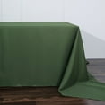 thumbnail image 4 of BalsaCircle Christmas Holidays 10 Pieces 90" x 156" Moss Green Rectangle Polyester Tablecloths Linen, 4 of 7