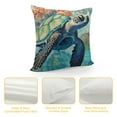thumbnail image 4 of COMIO  Sea Turtle Throw Pillow Covers Coastal Ocean Seahorse Octopus Decorative Pillow Cases Cushion Covers for Sofa Couch Bedroom Home Decor, 4 of 5