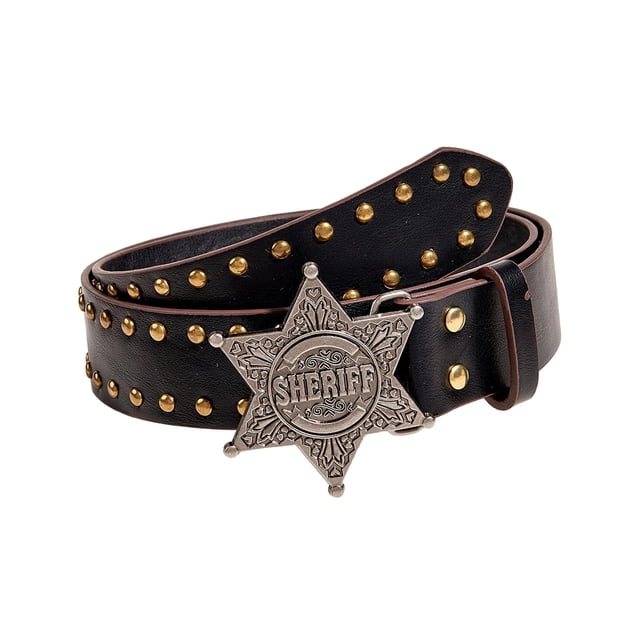 Cinturón de piel sintética con hebilla decorativa para mujer, accesorio de vestir Negro