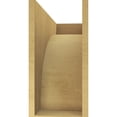 thumbnail image 4 of 10"W x 30"D x 20"H Classic Stockport Rough Cedar Woodgrain TimberThane Corbel, Primed Tan, 4 of 6