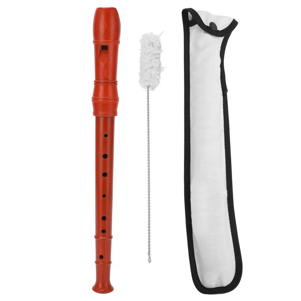 AVEKI 8 Hole German Recorder Peach Wood Detachable Soprano Recorders ...