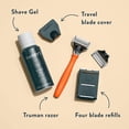 thumbnail image 6 of Harry's Razors for Men - Men's Razor Set with 5 Razor Blade Refills, Travel Blade Cover, 2 oz Shave Gel (Bright Orange) 1 ea, 6 of 9