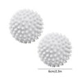 thumbnail image 3 of 2 Pack Reusable Silicone Laundry Dryer Balls, Fabric Softener Alternative for Reducing Wrinkles Static and Drying Time, Eco Friendly, 3 of 6
