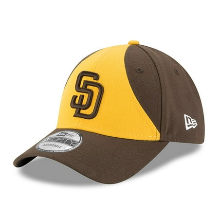San Diego Padres New Era The League Alternate 9FORTY Adjustable Hat - Gold/Brown - OSFA