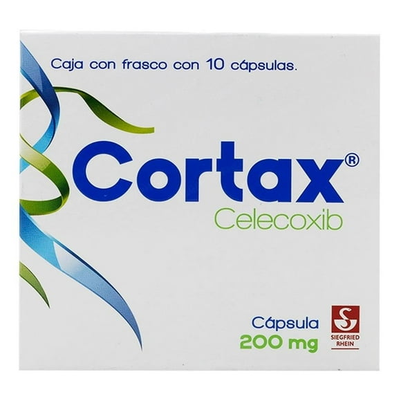 Cortax celecoxib 200 mg 10 cápsulas