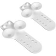 thumbnail image 1 of Silicone Suction Two-Cup Shower Head Holder Handheld Showerhead Bracket Adjustable Shower Holder Removable Wall Mounted Bathroom Tools 2PCS, 1 of 6