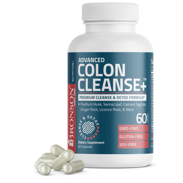 Fórmula desintoxicante avanzada Bronson de Colon Cleanse, 60 cápsulas