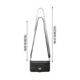 thumbnail image 3 of ZZkhGO Versatile Leather Handbag, Hanging Strap Backpack with Carrying Handle Card Slot, Convertible Purse for Daily Commute Travel Office, Black, 3 of 7