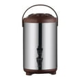thumbnail image 1 of Dispensador de bebidas frías y calientes con grifo, cubo multiusos para jugo de granos de café, para agua, bebidas, fiesta, barbacoa negro, 1 of 9