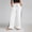 White, variant on ZGRBOU Women's Wide Leg Pants Casual Side Striped High Waisted Palazzo Trousers with Pockets Color Block Sweatpants