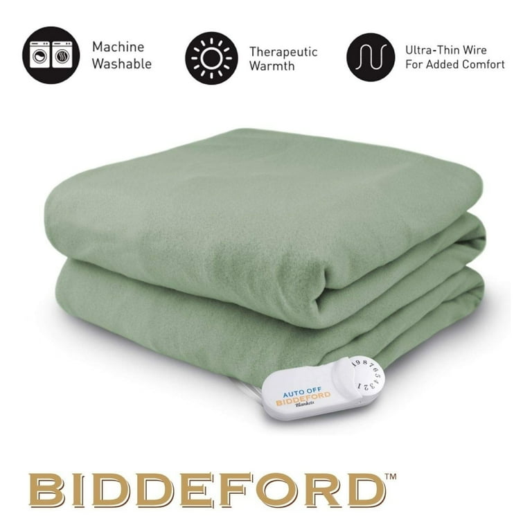 Biddeford electric throw blanket hotsell