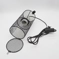 thumbnail image 5 of Protector de lámpara de calor para reptiles Emisor de calor de cerámica Lámpara calentadora para tomar el sol Interruptor de encendido para reptiles y diseño de gancho para colgar antimorded, 5 of 5