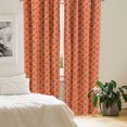 thumbnail image 2 of Ambesonne Rocket Window Curtains, Playful Flying Space Items, Each 28" W x 84" L, Burnt Sienna Quartz, 2 of 4