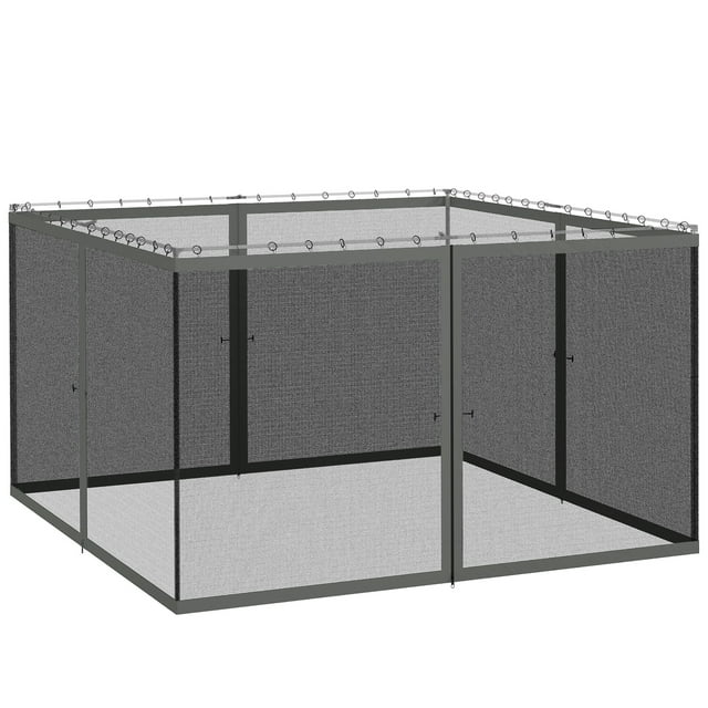 Outsunny 12' x 12' Gazebo Replacement Mosquito Netting Screen Walls