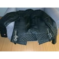 thumbnail image 2 of NOORA New Lambskin Black Leather Biker Jacket, Kay Michaels UNISEX Style Leather JACKET, Designer Biker Jacket YK089, 2 of 7