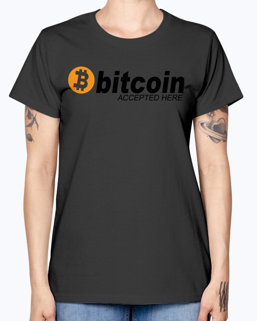 Bitcoin T-Shirt ACCEPTED HERE