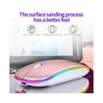 thumbnail image 2 of 1 Set Ergonomic ABS Practical Computer Mouse Sensitive Smart Stay Desk Mouse for Desktop-Rose Gold Chargeable, 2 of 3