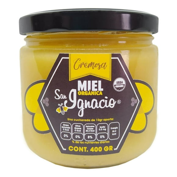 Miel Orgánica San Ignacio Cremosa (mantequilla) 400gr