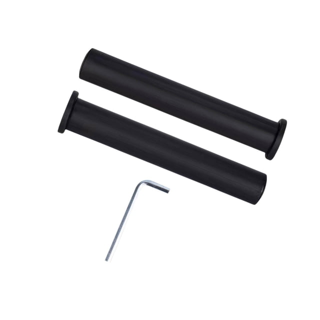 2 Pcs Adaptateur de Barre de Musculation Accessoires Variables avec Clé en L pour Musculation 50mmx300mm Tête Plate
