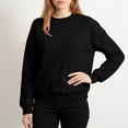 thumbnail image 4 of Mock Neck Sweatshirt For Women Oversized Turtleneck Sweater Casual Long Sleeve Pullover Tops Fall Fashion Clothes, 4 of 6