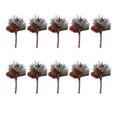 thumbnail image 1 of Artificial Pine Cone Christmas Picks Simulation Berry 10pcs PVC DIY Florist Decoration Mini Home Decor Pendant, 1 of 7