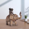 thumbnail image 4 of Estatuilla de , estatua para niños, colecciones de esculturas, manualidades para mesa, sala de estar, decoración del hogar, Soledad Estatua de elefante, 4 of 8