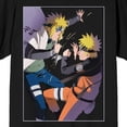 thumbnail image 6 of Naruto Shippuden Naruto & Minato Cover Art Men's Black Crew Neck Short Sleeve T-shirt-4XL, 6 of 7
