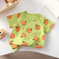 thumbnail image 2 of Quealent Shirt Girls Ringer Tee Crewneck Short Sleeve T Shirts Toddler Plain Retro T-Shirt Crop Tees Top Summer Clothes Basic Tshirt ( (Light Green, 6-12 Months), 2 of 4