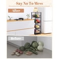 thumbnail image 5 of Mythinglogic 5-Tier Rolling Kitchen Storage Cart with Pull-Out Baskets, Fruit and Vegetable Storage, With wheels, 5 of 7